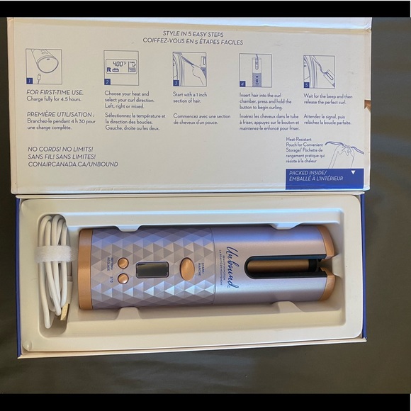 Conair Unbound Cordless Curling Iron - Picture 6 of 6